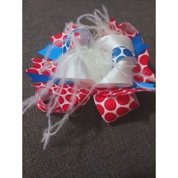 Lot of 6 Over the Top Hair Girls Bows - Picture 5 of 8